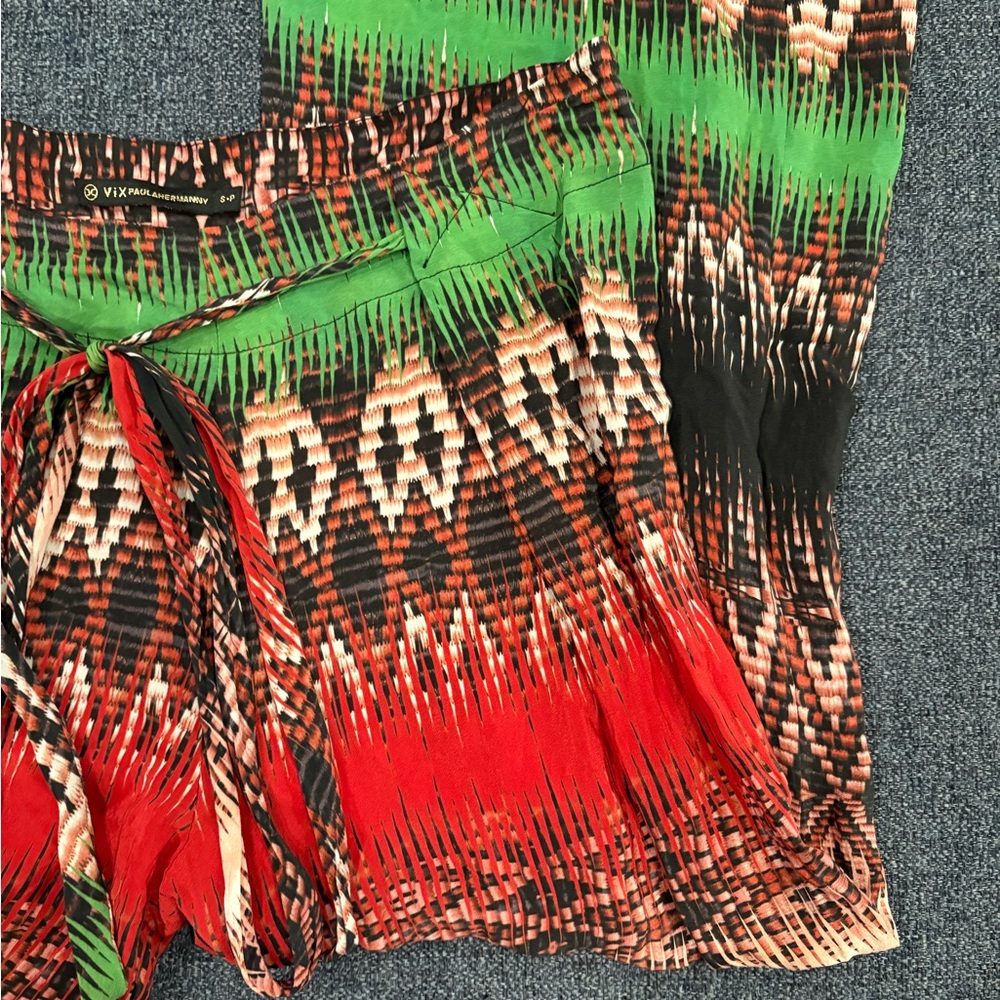 Vix Paula Hermanny Mabel Print Silk Paje Gui Pant - Picture 2 of 5